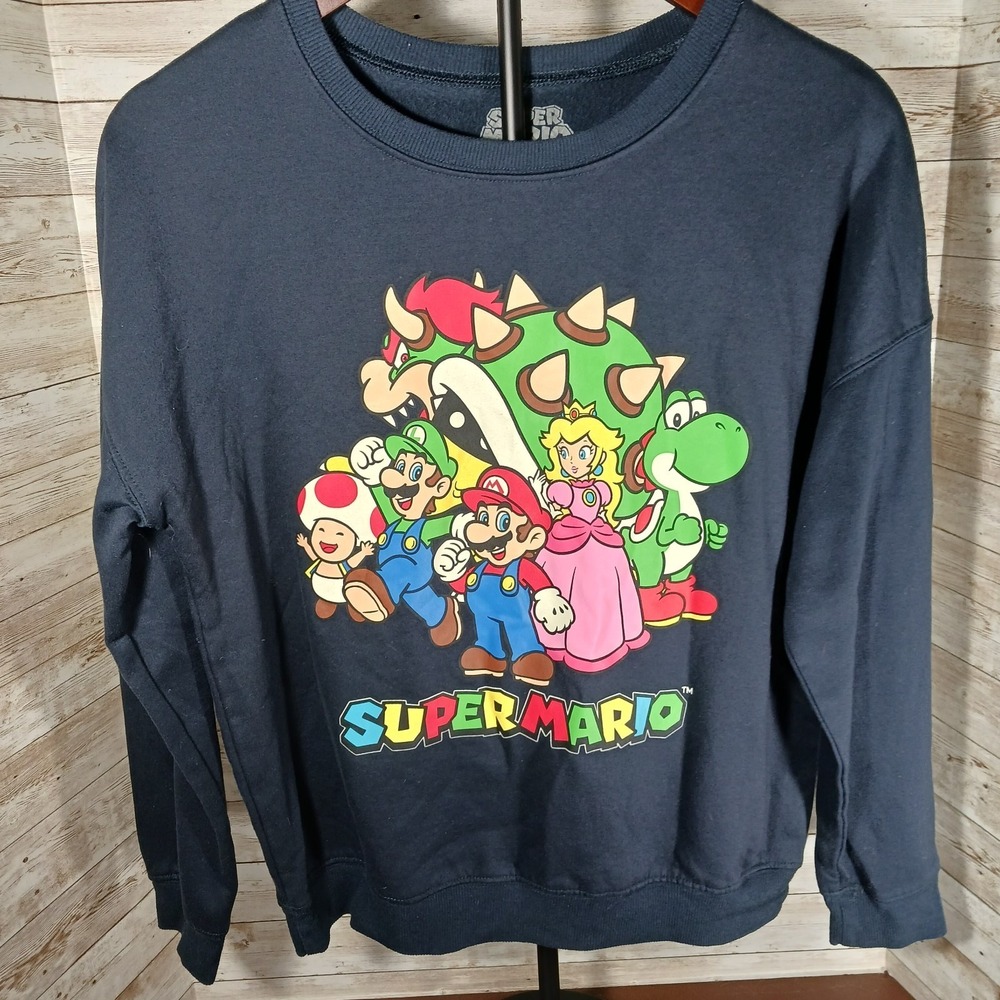 Super Mario Small Size Long Sleeve Sweatshirt